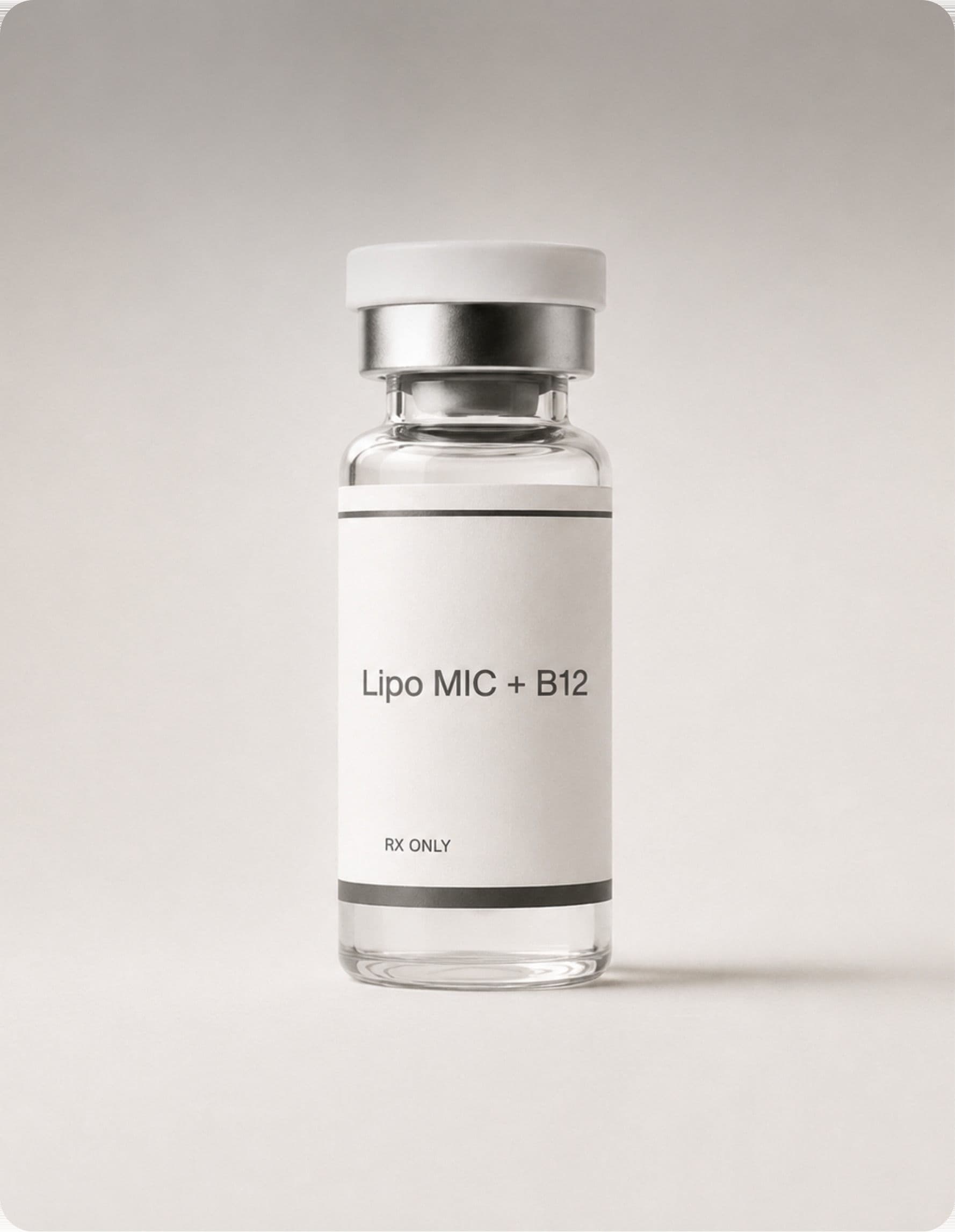 The elara Lipo MIC + B12 vial