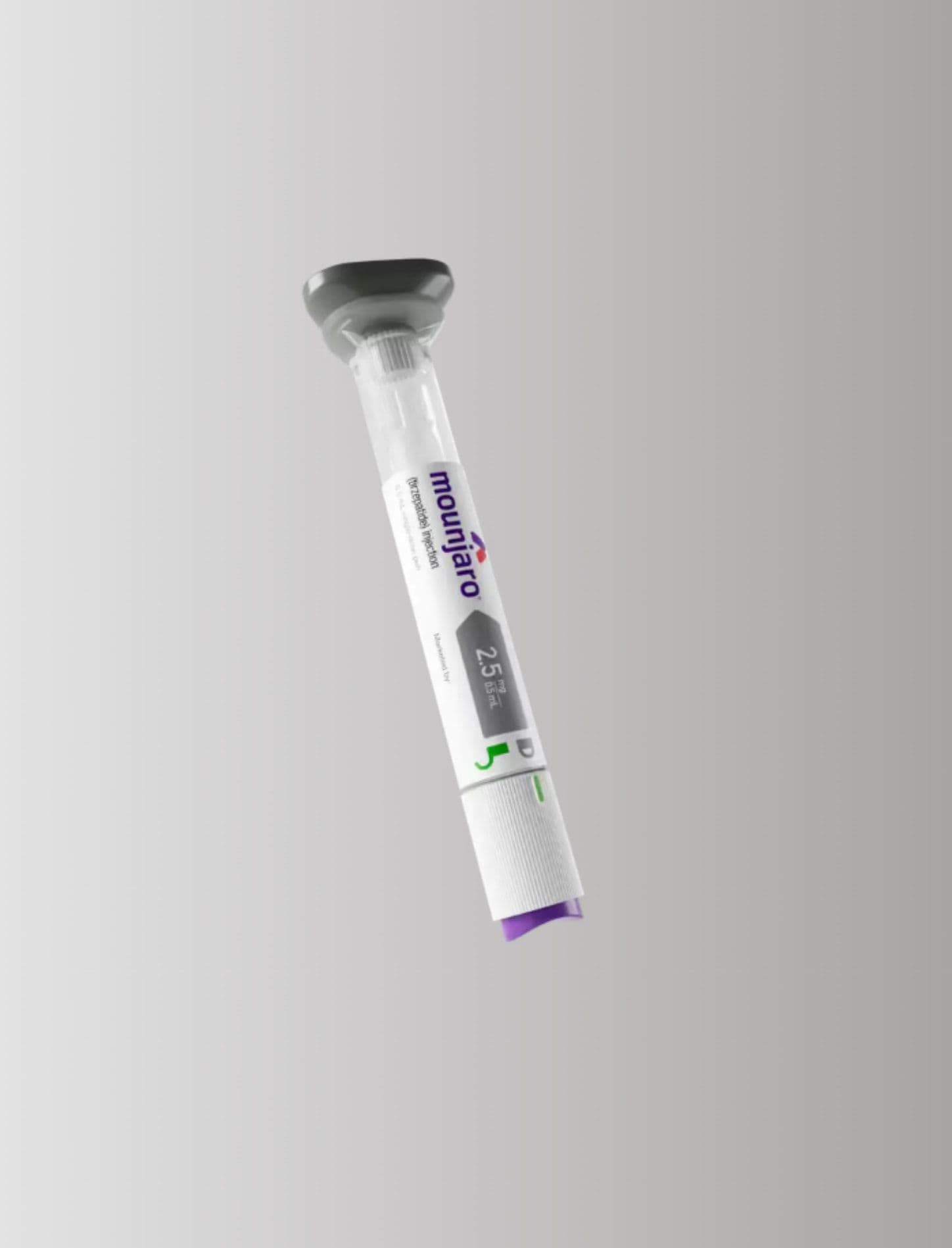 A Mounjaro tirzepatide 2.5 mg single dose pen