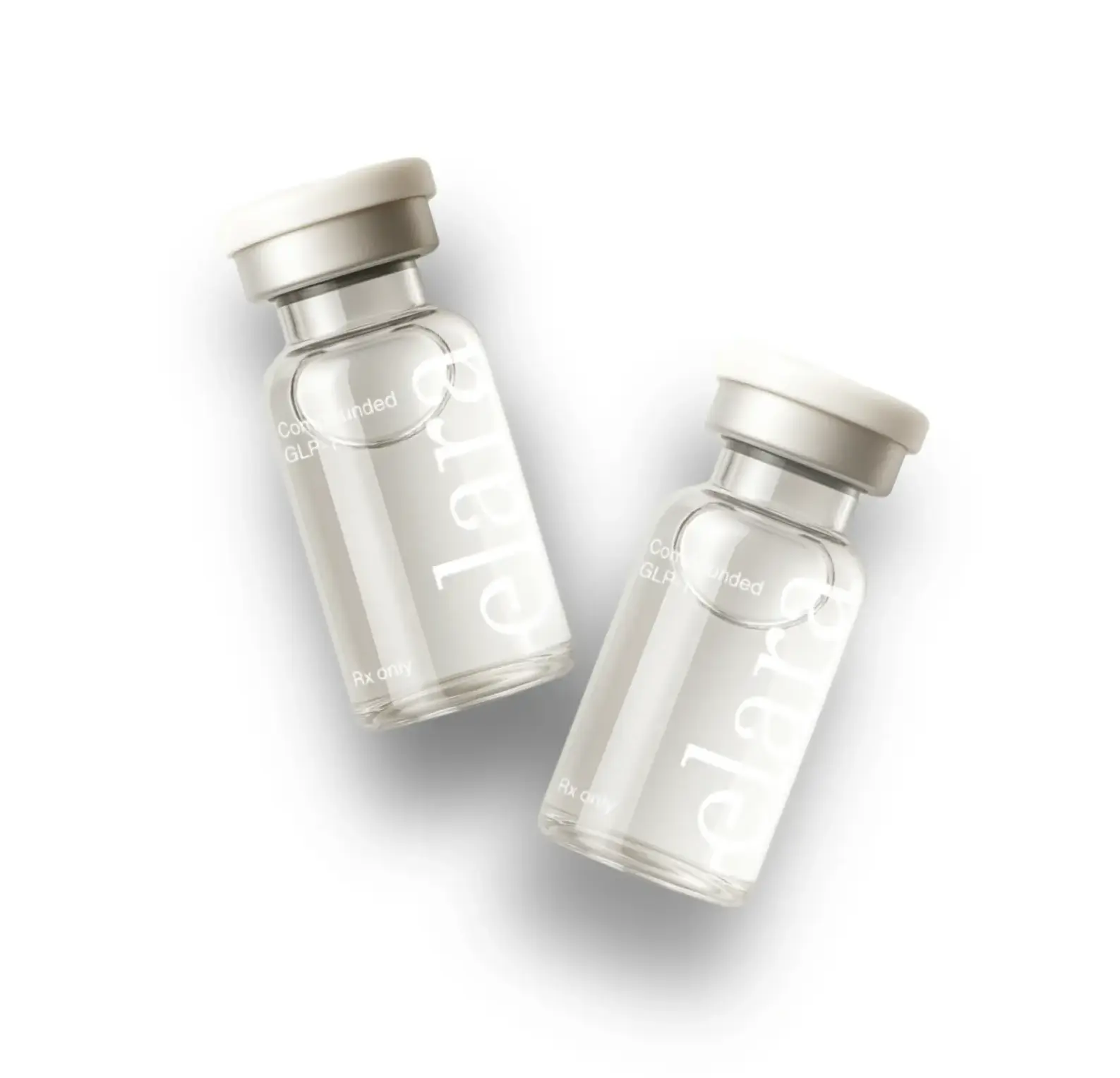 Transparent vials of Elara injectable treatment